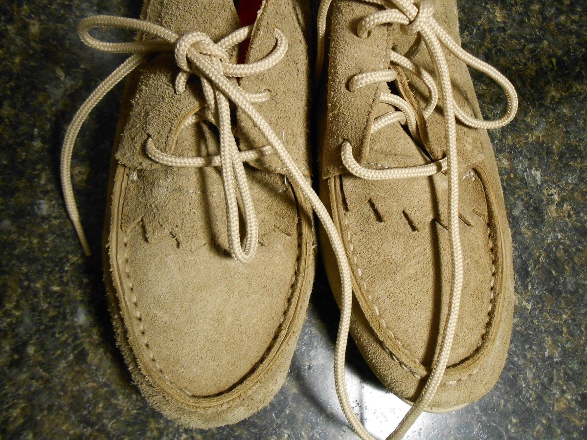 Oliberte Tan Suede Chukka Boots (EUC) Size US 8.5 EU 41 OUR LEGACY Beige suede chukka boots | TheDoubleF main image 2