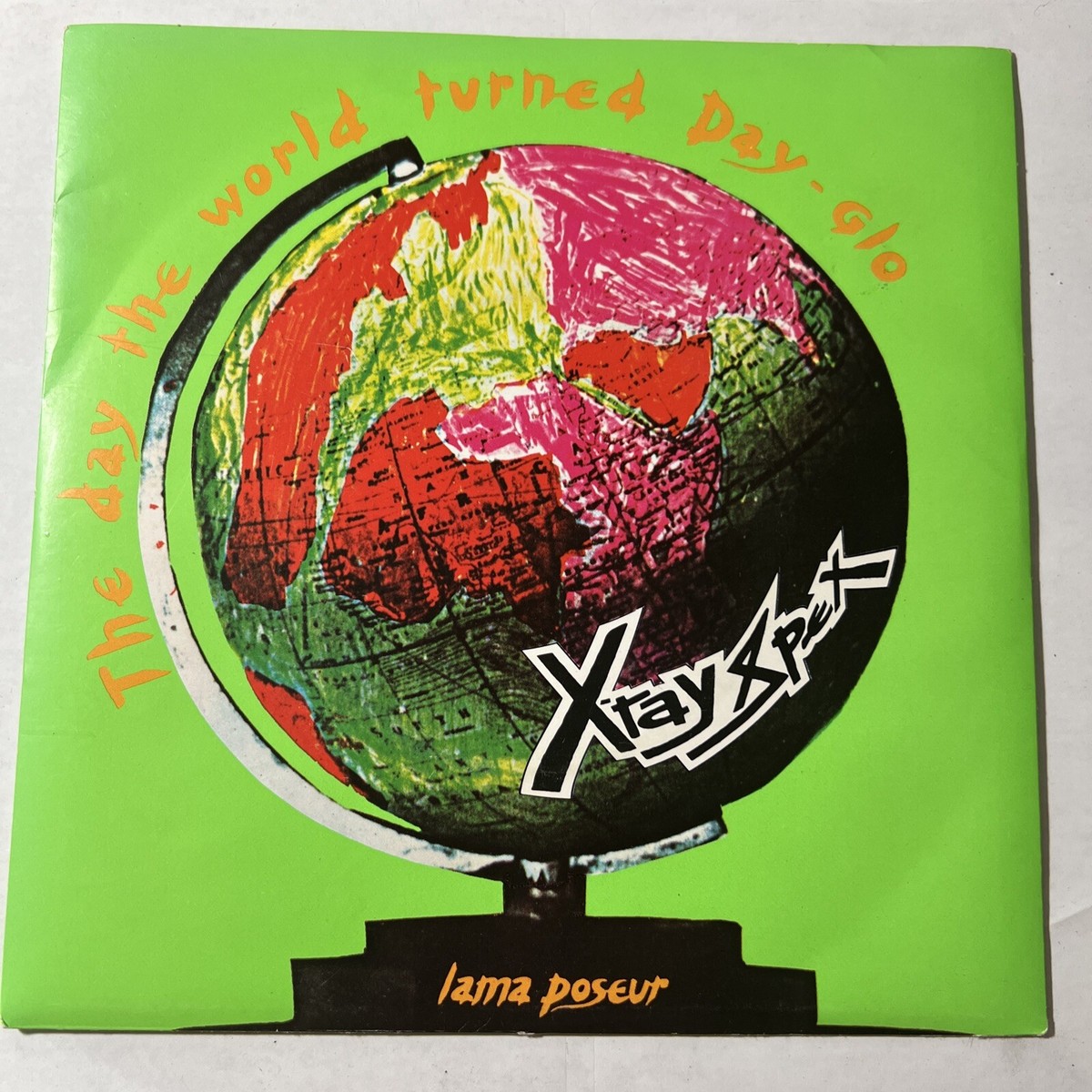 x ray spex レコード RARE 45 RPM RECORD: Xray Spex Lama Poseur The Day The World
