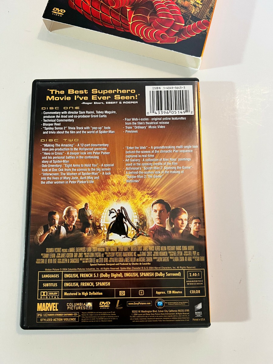 USED 2004 Spider-Man 2 DVD 43396051492| eBay