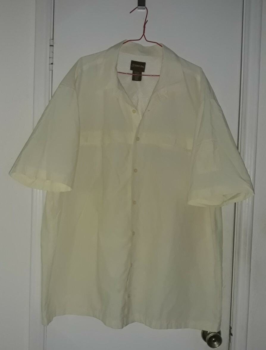 St John's Bay 2XLT Short Sleeve Vented Men's Fishing Shirt