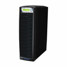 SharkCopier 11 Target 24X CD DVD Duplicator Copier Tower with 2 TB HDD  USB 3.0