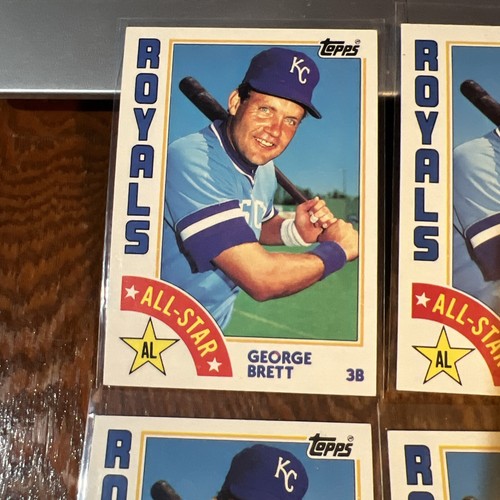 George Brett 8 ct. 1984 Topps All-Star #399 Card Lot HOF Kansas City Royals - Bild 4 von 15
