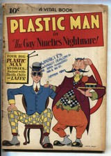 PLASTIC MAN 2--1944--comic book--Jack Cole art--Golden-Age
