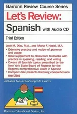 Lets Review Spanish with Audio CD (Barrons Review Course) - ACCEPTABLE