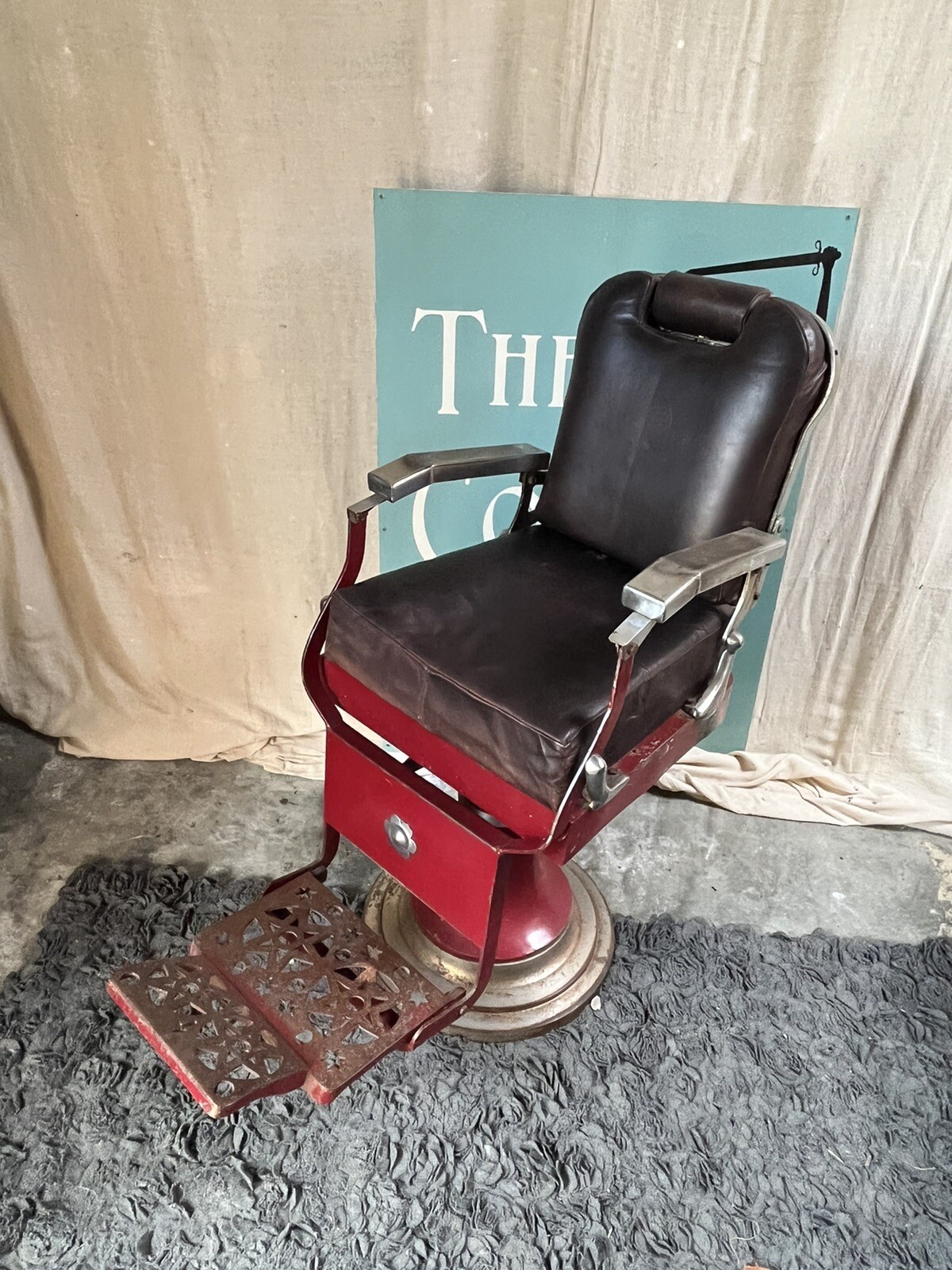 Vintage Barbers Chair eBay