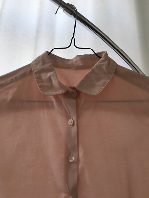 Muji Hemd Rosa XS Bio Baumwolle Organic Cotton Damen