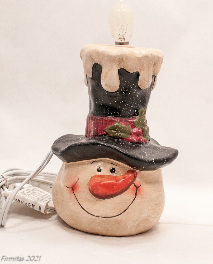 Colorful Happy Santa Table Christmas Holiday Light Decor eBay