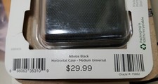 Nite Ize Weather Resistant Clip Case Medium Black 4 3/4" W x 2 1/2" Rugged