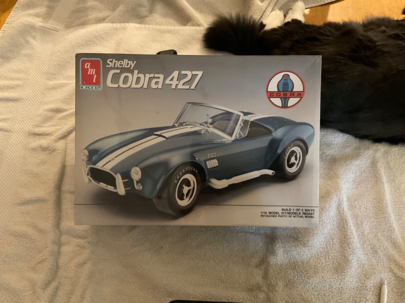 AMT Ertl Shelby Cobra 427 Model Kit 1/16 Ford American Muscle Car #6422 ...