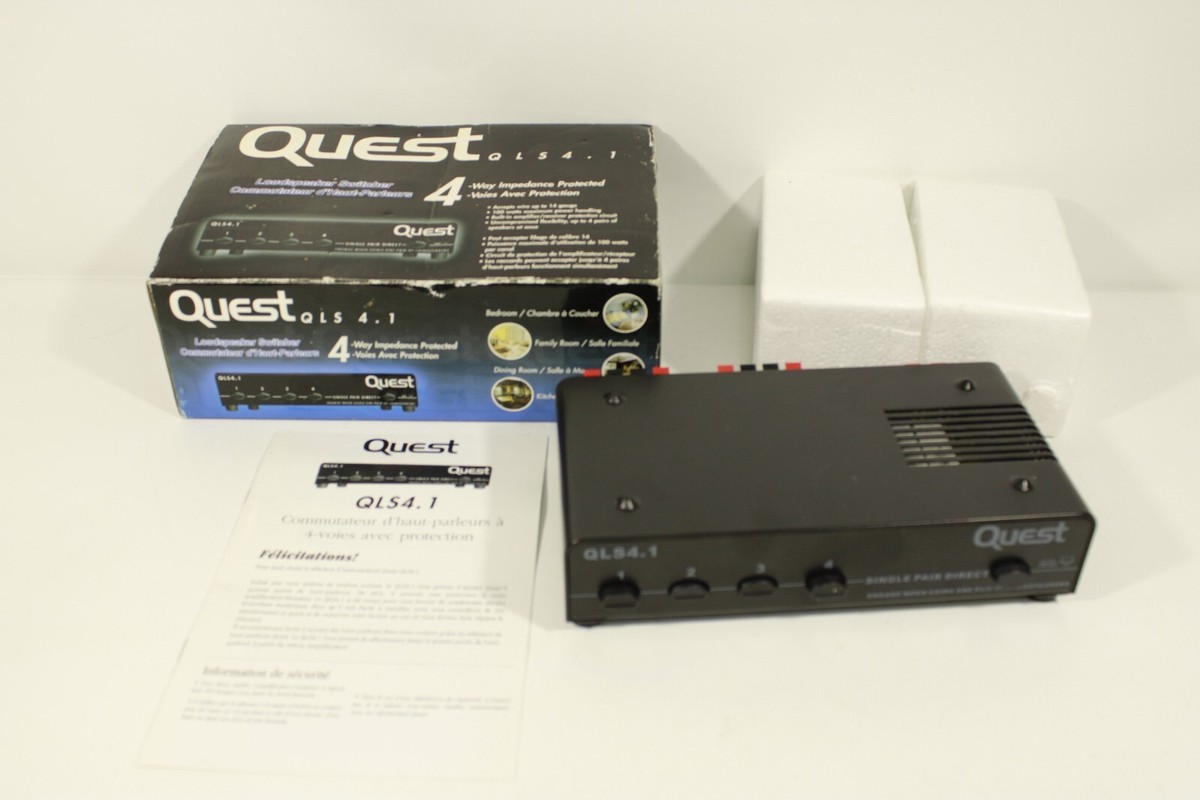 QUEST QLS 4.1 loud speaker switch. (ref J 361) | eBay