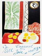 Decorative POSTER.Home room Interior art design.Matisse Still life painting.7077