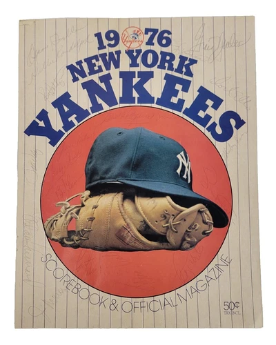 New York Yankees Team MLB Original Autographed Items