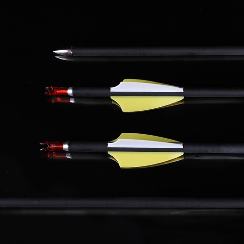 30" Carbon Arrows Archery SP1000 Vanes ID4.2mm Point Recurve Bow Target Shooting - Picture 8 of 18