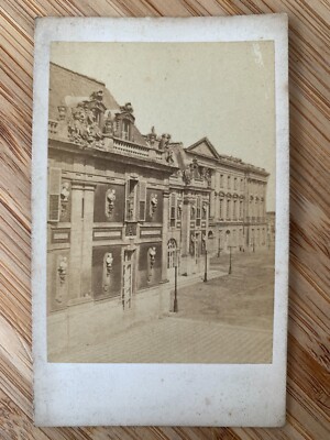 Foto Visitenkarte CDV Landschaft 1860 Palast von Versailles
