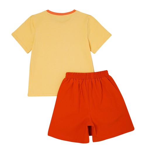 Kids Girls 2 Piece Summer Sports Outfit T-shirts with Shorts Athletic Streetwear - Picture 9 of 30