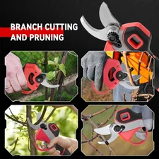 30mm 4-Gear Cordless Electric Pruning Shears, Brushless,Ideal for Trees & Bonsa
