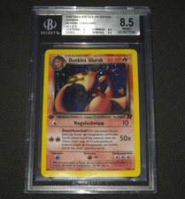 Dunkles Glurak 4/82 1. Edition Team Rocket Holo Pokemon BGS 8.5