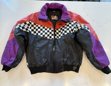 VTG 90s Ski Doo Team Bombardier Racing Jacket Men s L Insulated Snowmobile EXC