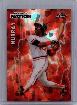 Eddie Murray 2026 Leaf Baseball Nation 1/1 Pre Production Proof