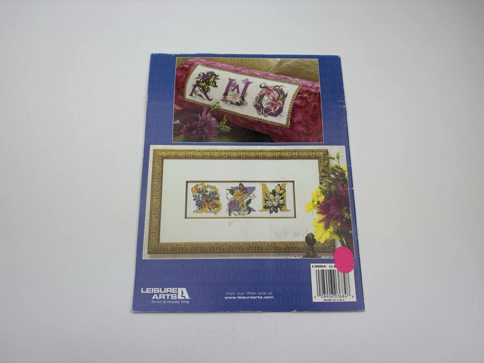 Carol Schmidt Butterfly Garden Alphabet Counted Cross Stitch Pattern 6R - Image 3 of 3