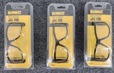 3PACK DeWalt Dominator Protective PPE Safety Glasses Eyewear Clear Lenses DPG94