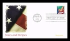 DR JIM STAMPS US COVER FLAG AND SKYSCRAPERS FIRST DAY ISSUE FLEETWOOD