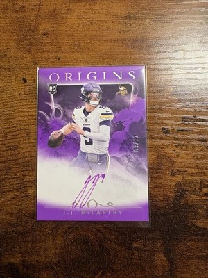 2024 Panini Origins - Rookie Autographs J.J. McCarthy 9/17 Jersey/ Color Match🔥