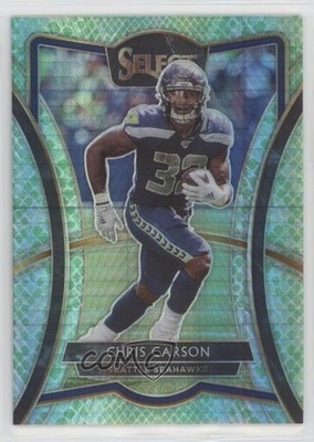 2019 Select Premier Level Tmall Dragon Scale Prizm 59/88 Chris Carson #141 0s5s