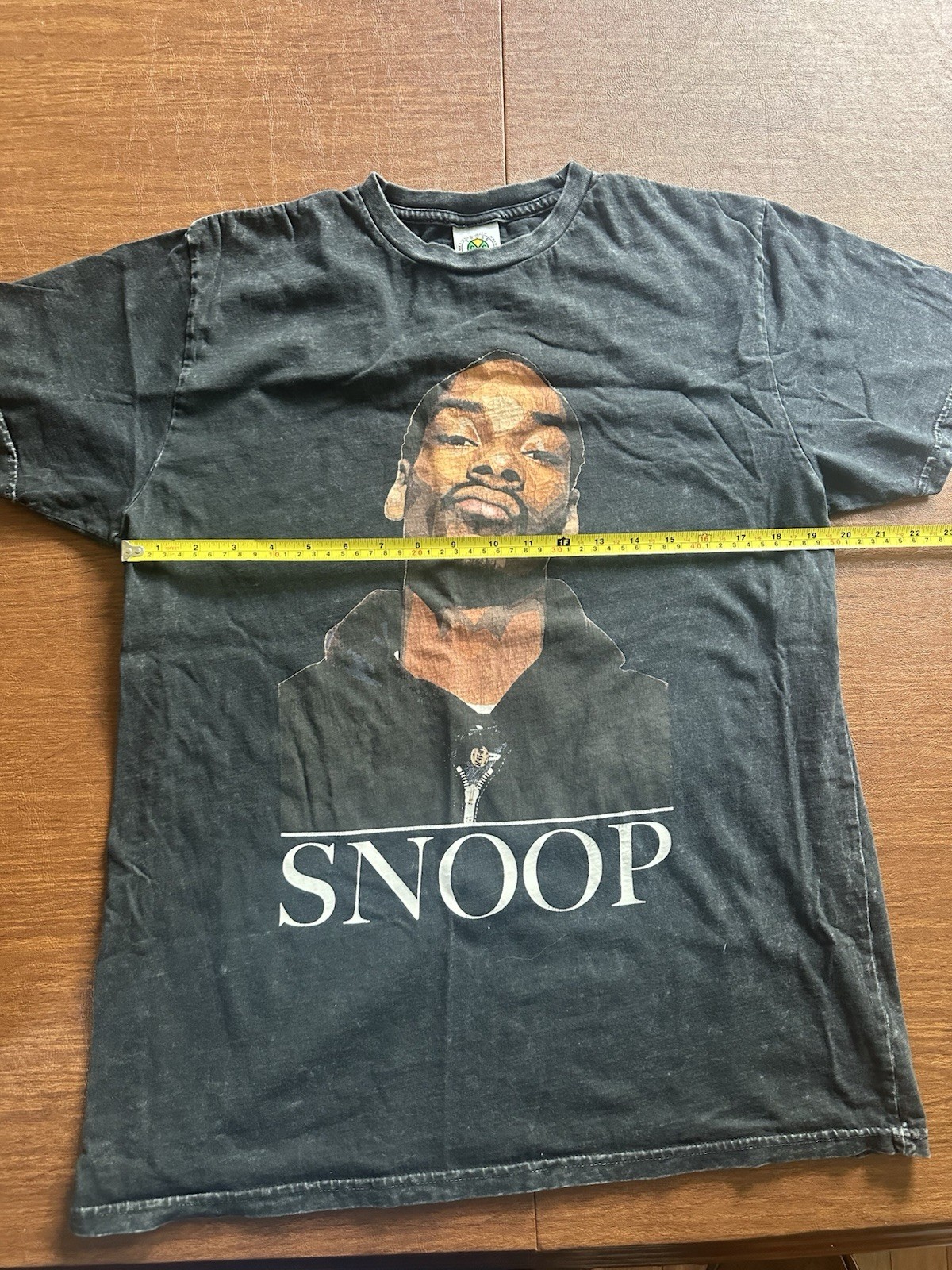 FILA Maglietta Vintage Cross Colours Snoop Dogg Hip Hop Rap Tee Death Row Taglia Med