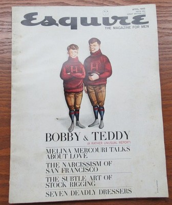 Vintage Esquire Magazine April 1962 bob ted Kennedy jazz finance San Francisco