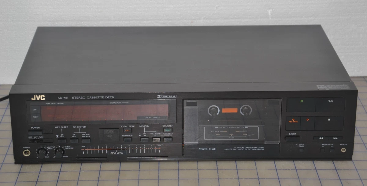 Platine Cassette JVC KD-35 Vintage - À Réviser - Problème Avance/retour
