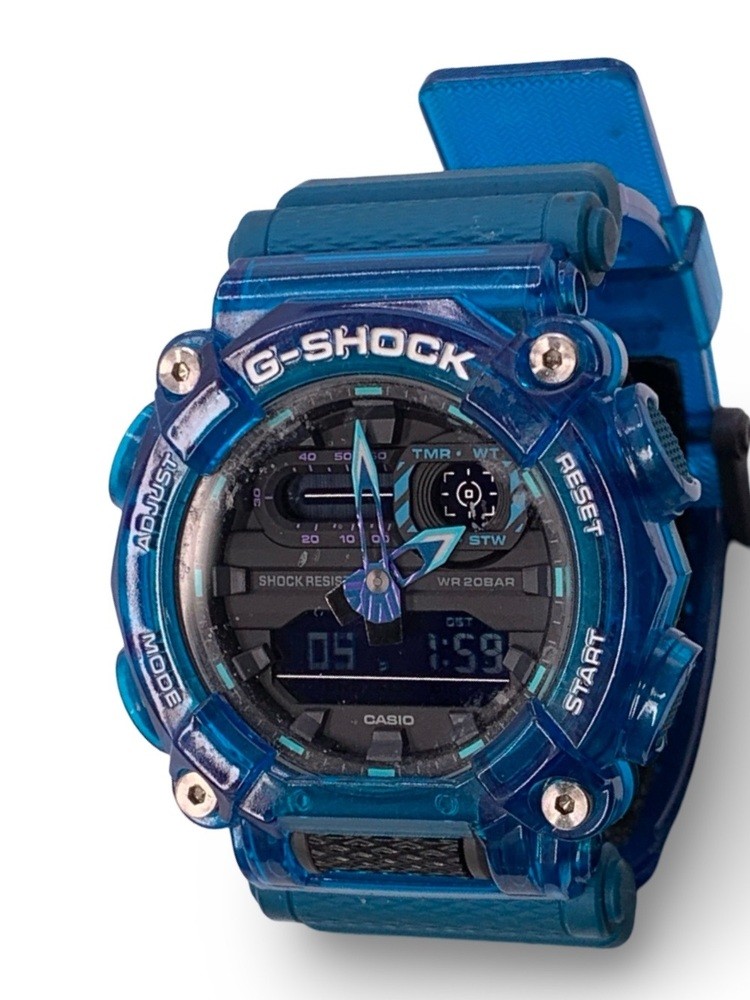 Casio G-Shock GA-900SKL Transparent Blue Digital Watch – Model