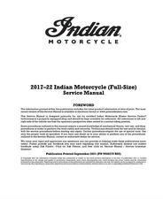 2017-2022 Indian Fullsize Service Manual