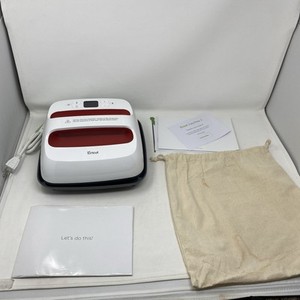 Cricut EasyPress 2 Heat Press Machine 9x9 Red Shirt Iron-On Vinyl Bundle Manual