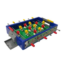 M M Mini FOOSBALL Plastic Rod Soccer Table Football Game Dispenser Red VS Yellow