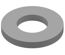 Flat Washers 3/8 x 7/8 in 316 SS (125 Pieces)