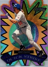 1998 Skybox Circa Thunder - Quick Strike Mike Piazza #9 QS - Dodgers