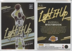 2021-22 Panini Donruss Optic Light It Up Holo Prizm Russell Westbrook #13
