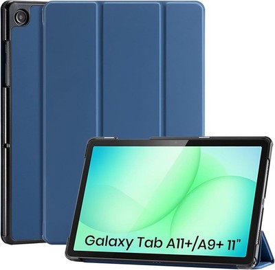CoBak Hülle für Samsung Galaxy Tab A11 Plus/A9 Plus 11'' PU-Leder Dunkelblau