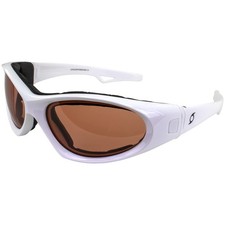Hurricane Eyewear Category-5 White Jet Ski Sunglasses Driving Mirror Lens