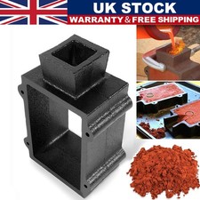 2-Piece Cast Iron Flask Mold Frame Sand Casting Jewelry Making Metal Casting