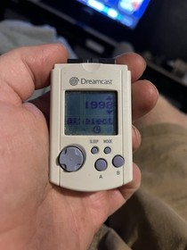 Sega Dreamcast VMUs  memory and rumble pack tested