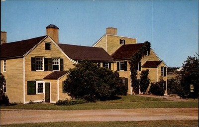 Wentworth Coolidge Mansion Little Harbor Portsmouth New Hampshire postcard I265