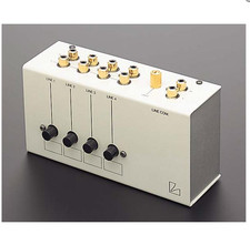 LUXMAN AS-4III RCA Line Selector 4-Way Audio Source Switch Gold-Plated
