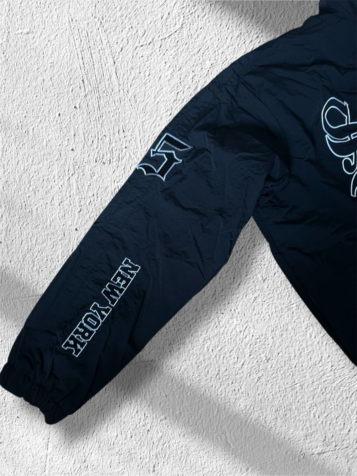 Supreme Old English Track Jacket Black Windbreaker - Small image 5