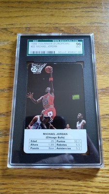 1988 Fournier Estrellas Michael Jordan #22 SGC 96