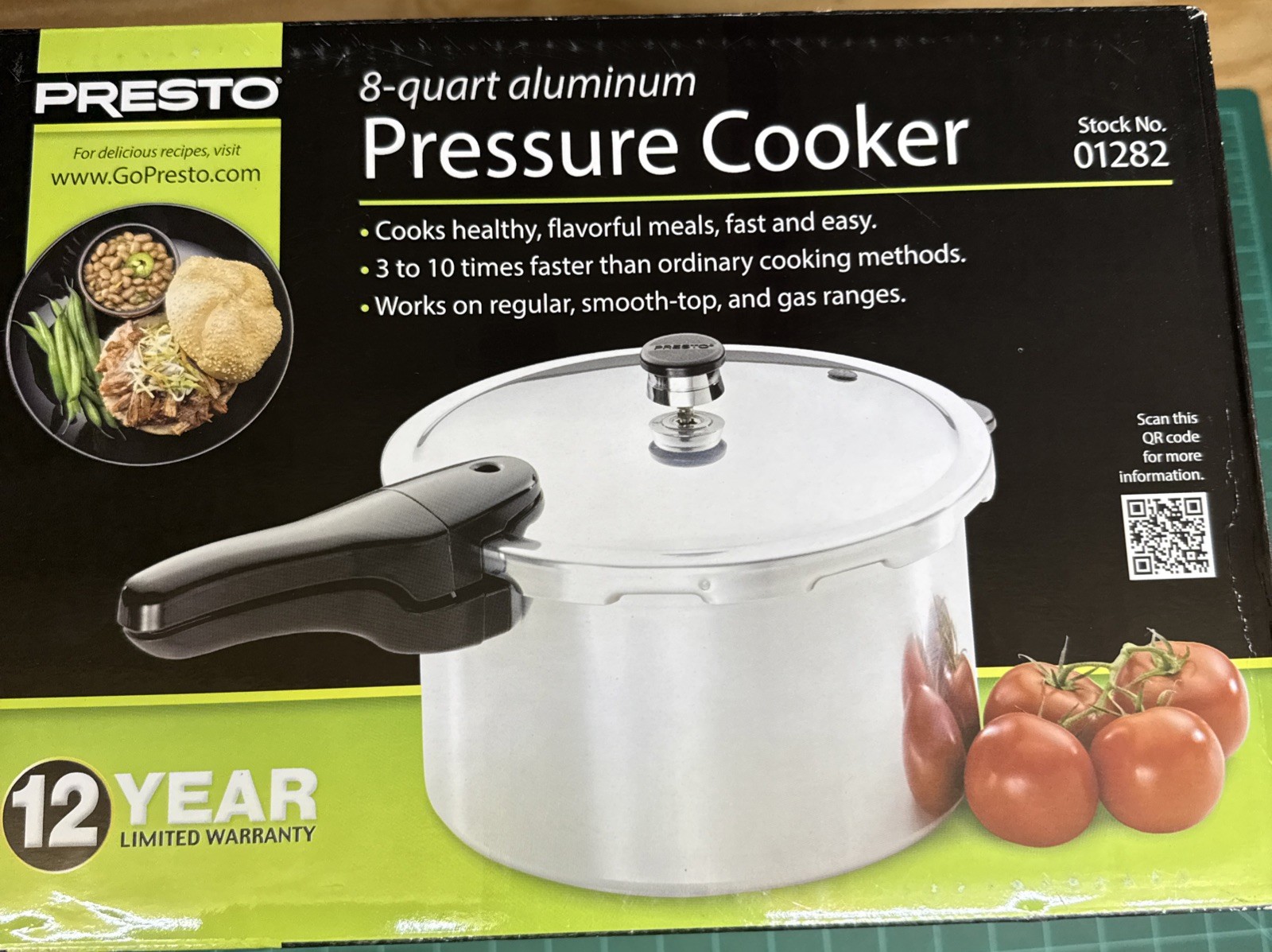& Steamer 8 Quart Aluminum 01282, 21-711 New Sealed Box