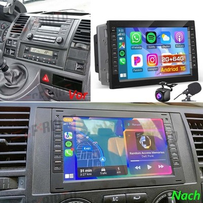 Für VW California T5 Camper Bus 2003-2010 Android15 Autoradio Carplay GPS KAMERA