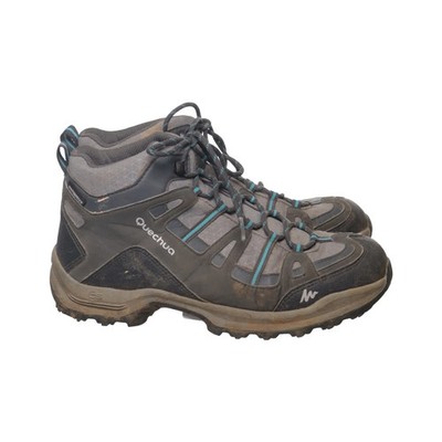 Quechua, Wanderstiefel, Größe: 40, Grau/Schwarz/Blau, Herren #C60