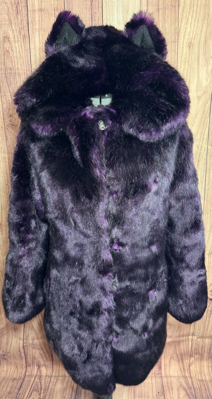 Authentic SpiritHoods Midnight Wolf Luxe Tissavel… - image 1